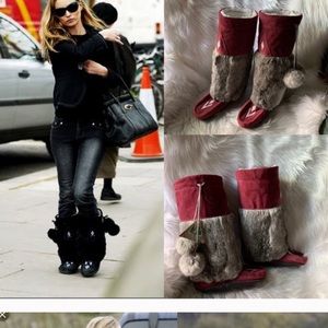 Reposh! Beautiful Manitoba Canada Real Fur Mukluks